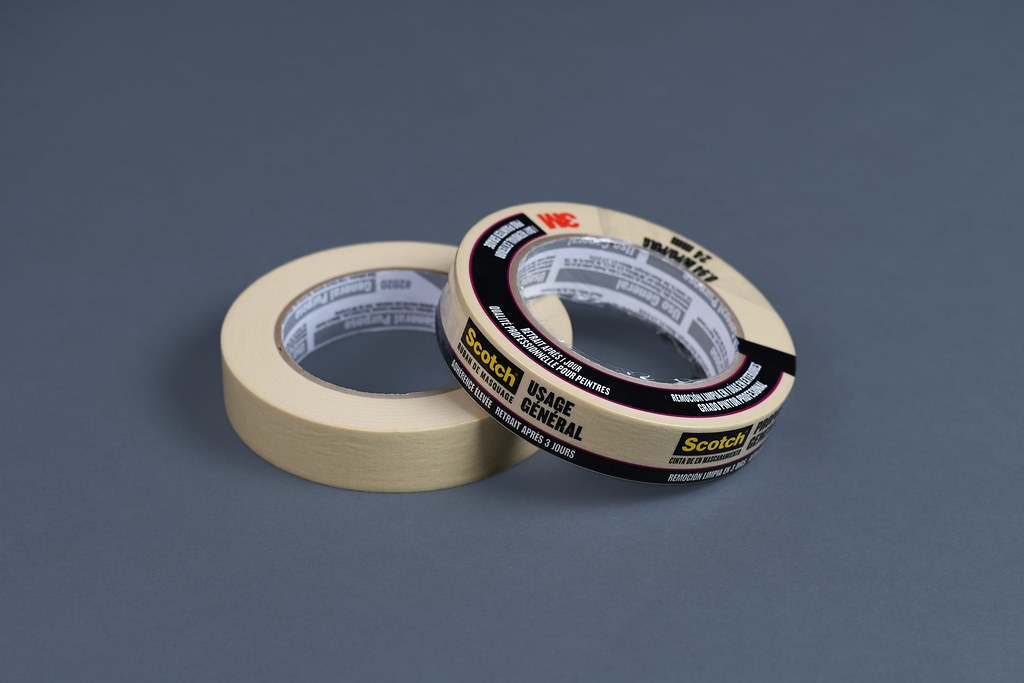 Two rolls of crepe tape