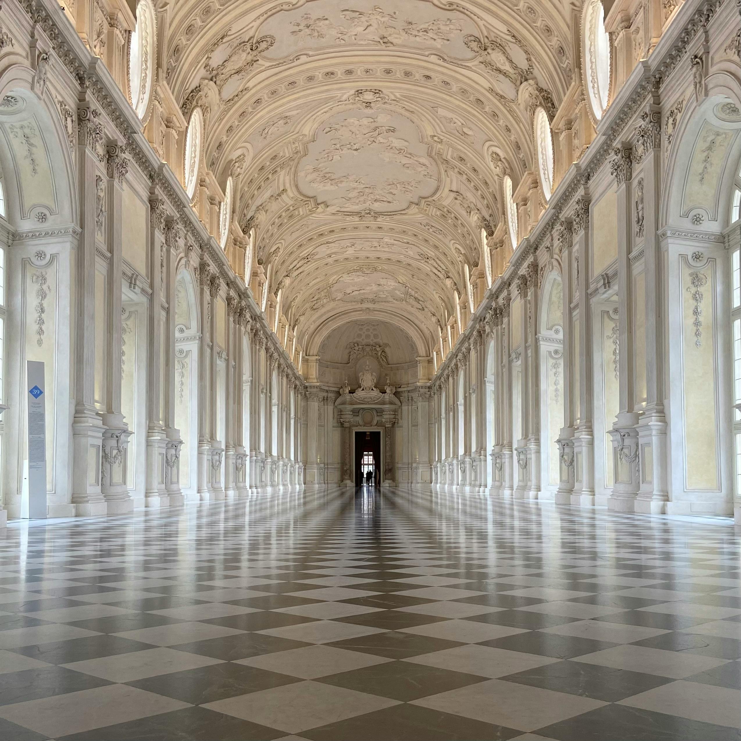 Baroque hallway in Europe