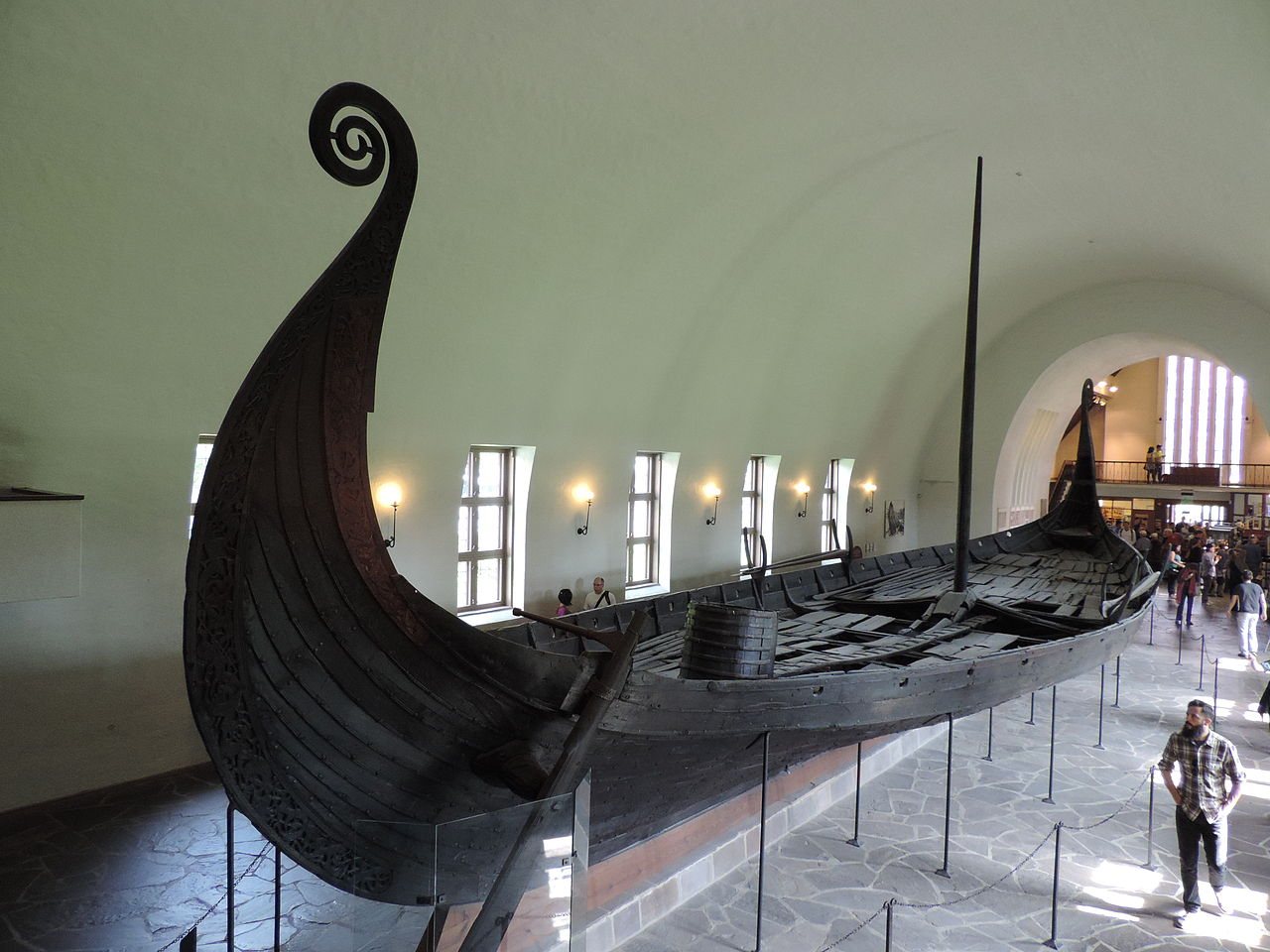 Longship in museum
